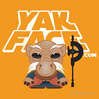 star wars yakface exclusive tee-shirt mini wars ryan spencer